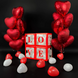 Коробки для кульок LOVE 30х30х30см, колір червоний pv_12117 фото 1