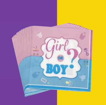 Серветки паперові для гендер пати Boy or girl , 15шт pv_5114 фото