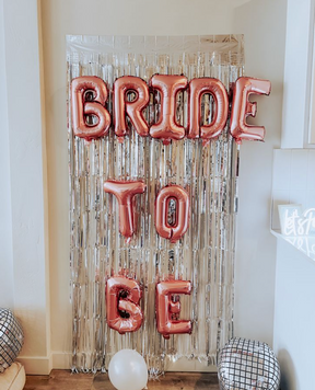 Набір куль на дівич-вечір Bride to be зі шторкою та кульками-сферами pv_9821 фото