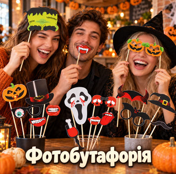 Набір святкової фотобутафорії "Happy Halloween" pv_14469 фото