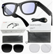 Розумні окуляри Smart AI Glasses G1 Full HD камера, 290 mAh, Wi-Fi Bluetooth із динаміками та мікрофоном pv_12552_1 фото 2