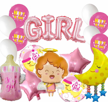 Набор шаров для фотозоны It's a GIRL pv_4144 фото