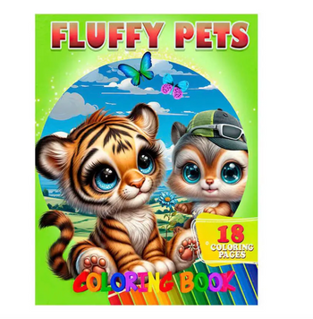 Розмальовка для дітей &laquo;Fluffy pets&raquo; від Jumbi (формат А4) pv_13068 фото