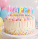Свічки для торта "Happy Birthday", колір - ніжний макарун pv_13770 фото 1