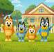 Набір героїв Bluey (на планшеті) 4шт pv_12975 фото 1