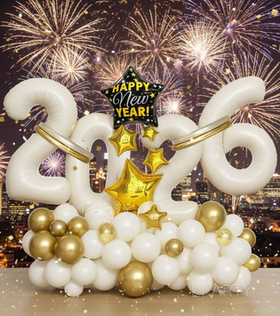 Набір куль для стійки "Happy New Year" pv_11470 фото