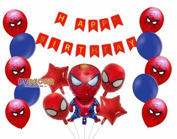 Набор шаров для фотозоны человек паук Spiderman pv_4063 фото