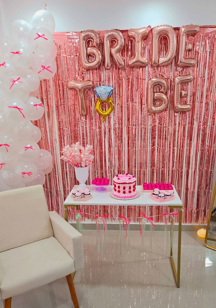 Набір куль на дівич-вечір Bride to be зі шторками pv_9825 фото