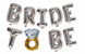Фольгований напис на дівич-вечір Bride to be, колір срібло pv_2978 фото